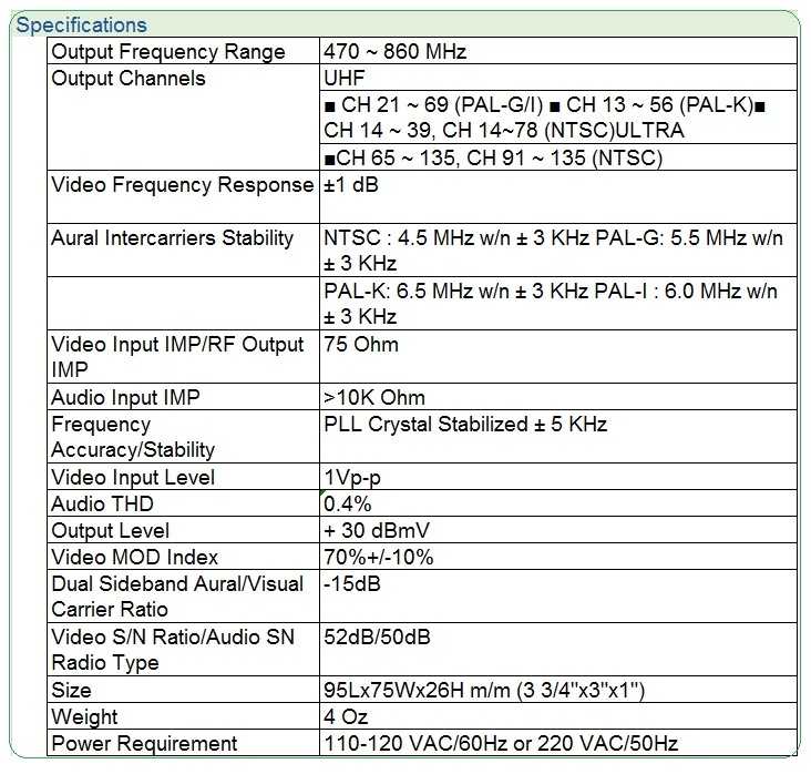 Điều chế Winersat WIM-320 Điều chế Winersat WIM-320